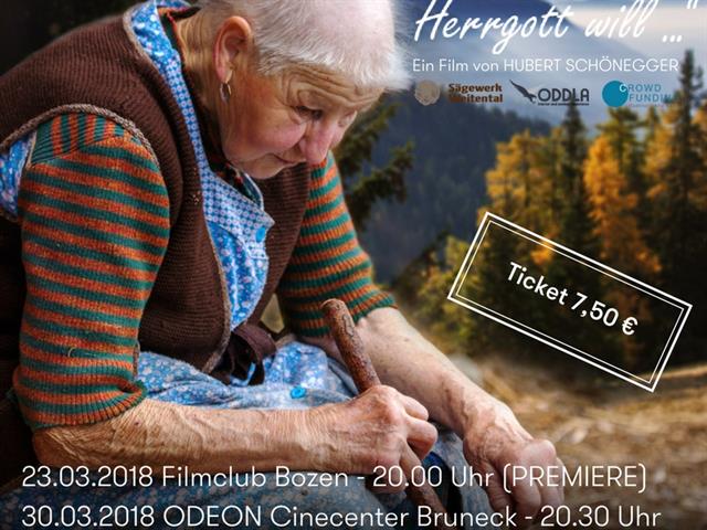 Foto für „Solang der Herrgott will“ statt, ein Film über eine fast vergessene Generation in Südtirol